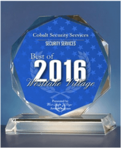 Cobalt Security Award - Best of Security Services